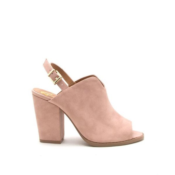 🆕 Blush Distressed Slingback Mule - Picture 3 of 6